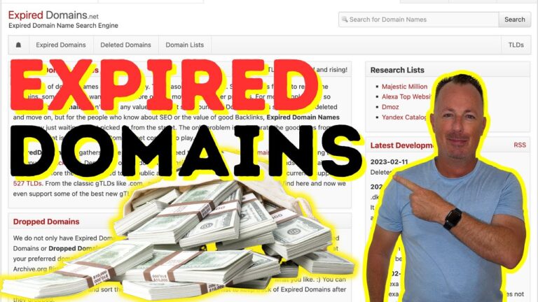 Learn How to Find Powerful Expired Domains